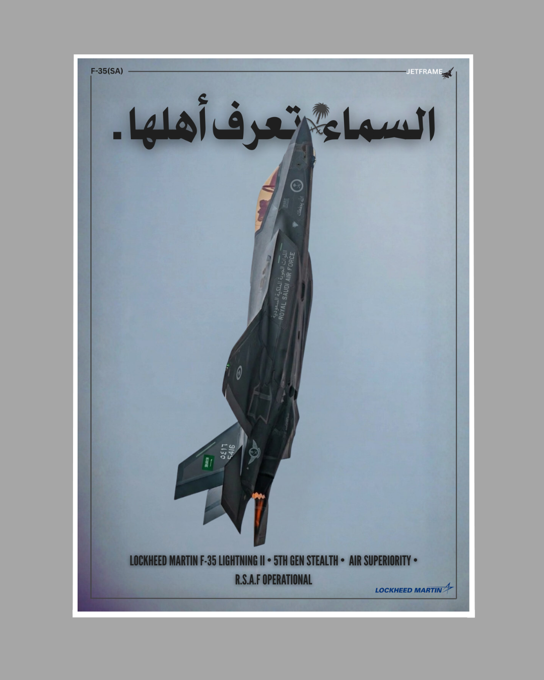 F-35SA Propaganda Poster.