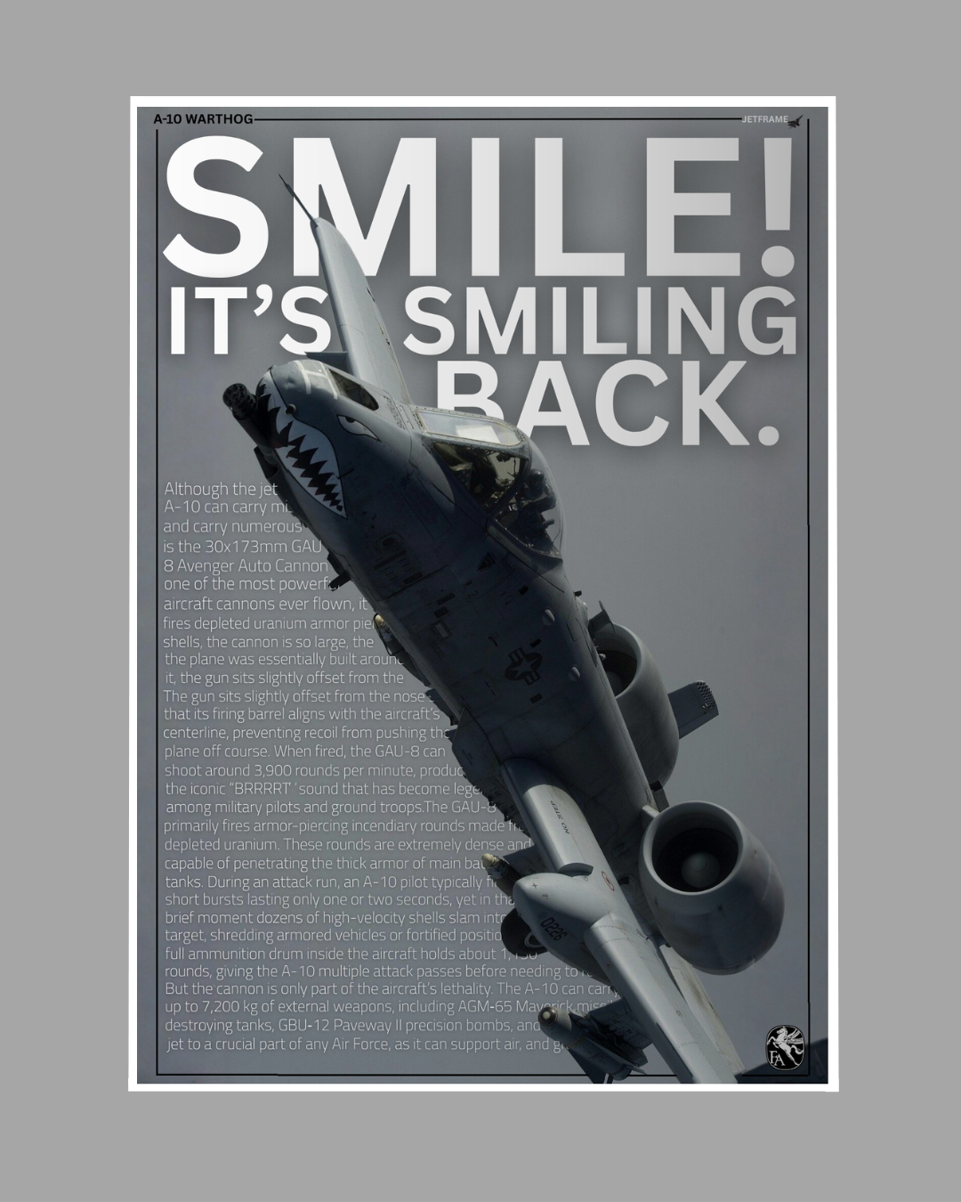 A-10 Warthog Propaganda Poster.
